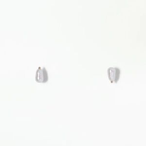 WWAKE irregular pearl earrings, pair